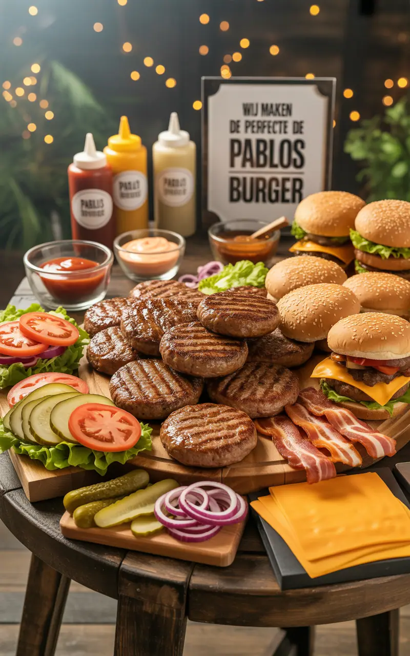 Verse burger van Pablo's Burgerbar