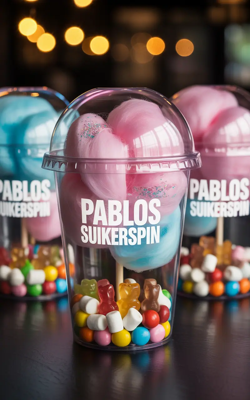 Luxe suikerspin van Pablo's PartyService